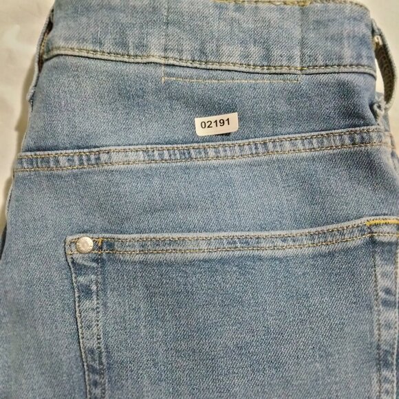 H&M Straight Regular Fit Coupe Droite Standard Denim Jeans Blue Men 32x30 - Picture 8 of 8